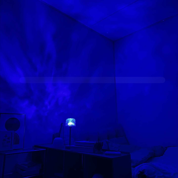 Elegantiška atmosferinė lempa su vandens bangų projekcijos efektu