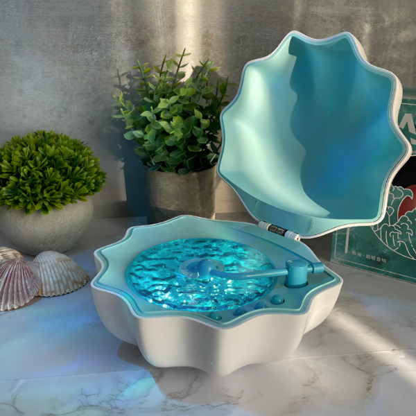 3in1 kriauklės formos Bluetooth kolonėlė - lempa