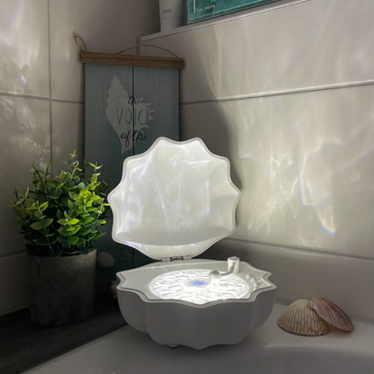 3in1 kriauklės formos Bluetooth kolonėlė - lempa